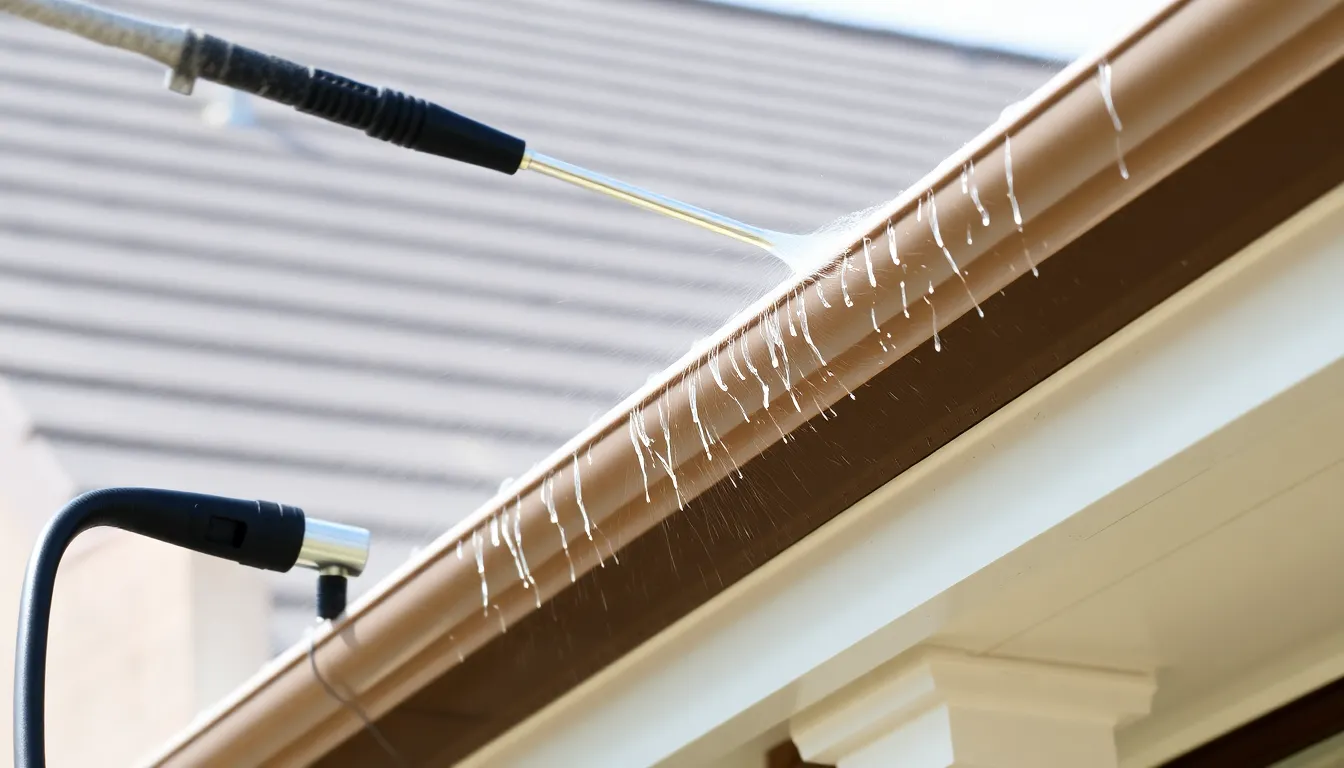 Gutter and fascia cleaning