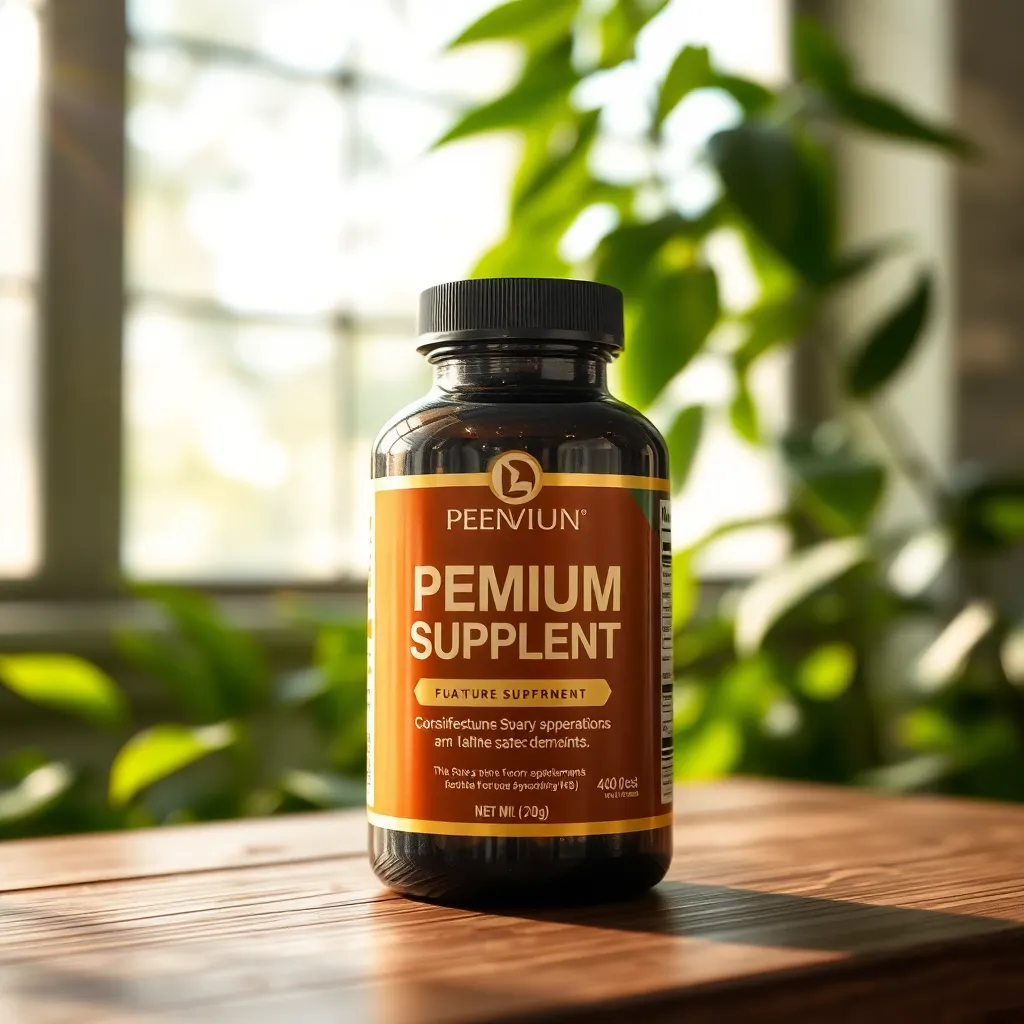 Joint support supplement bottle