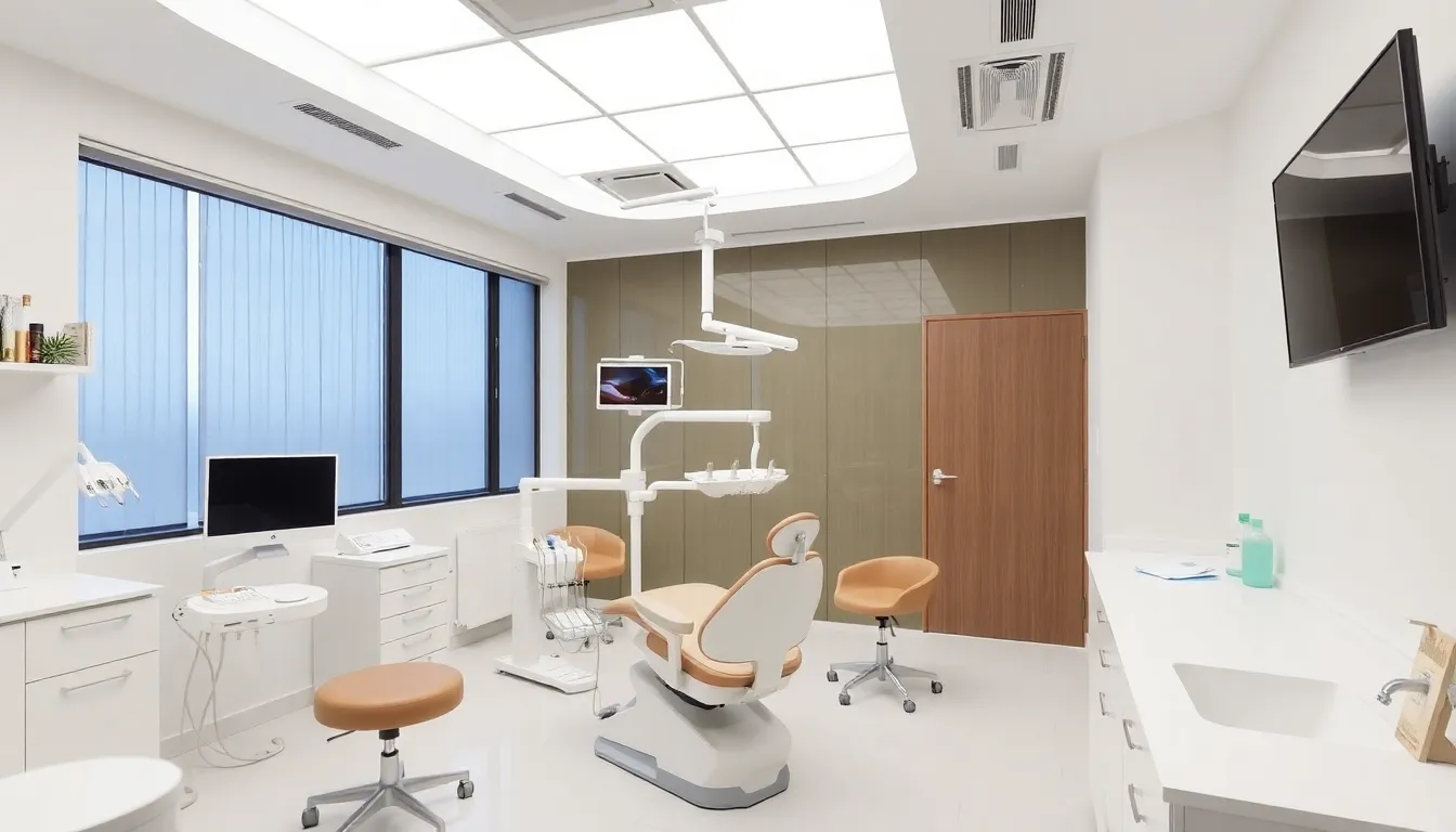 Modern dental clinic interior