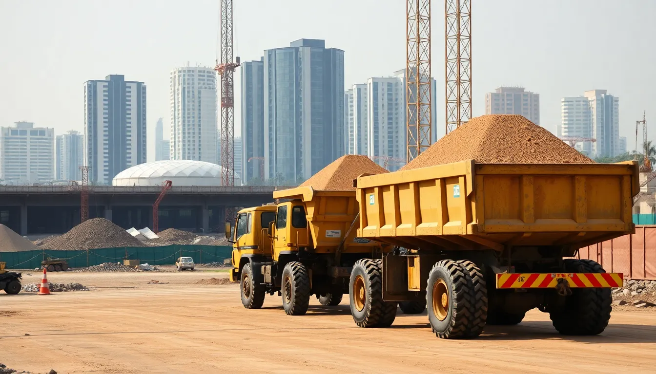 S.S Sand & Aggregates construction materials delivery