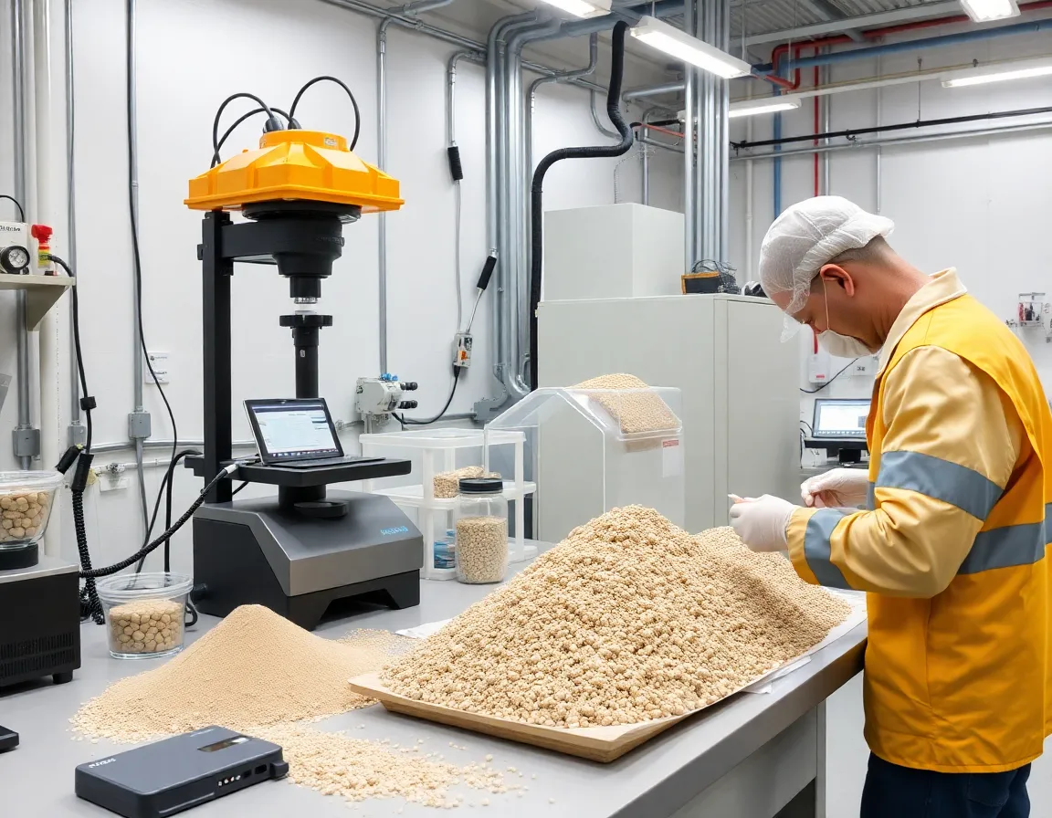 Quality testing of construction materials