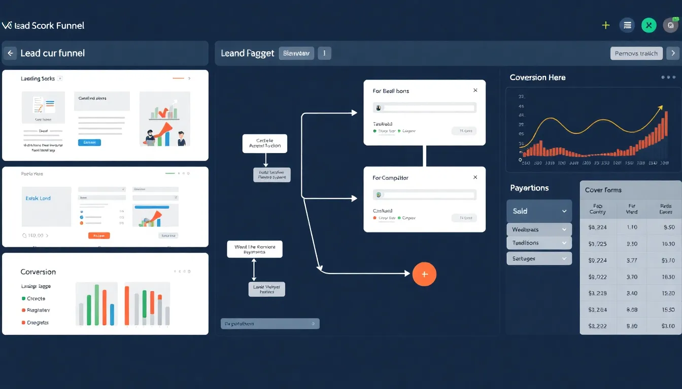 Lead generation funnel system