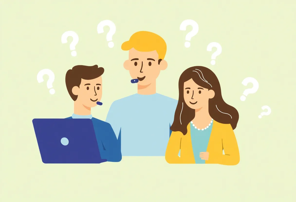 FAQ support illustration