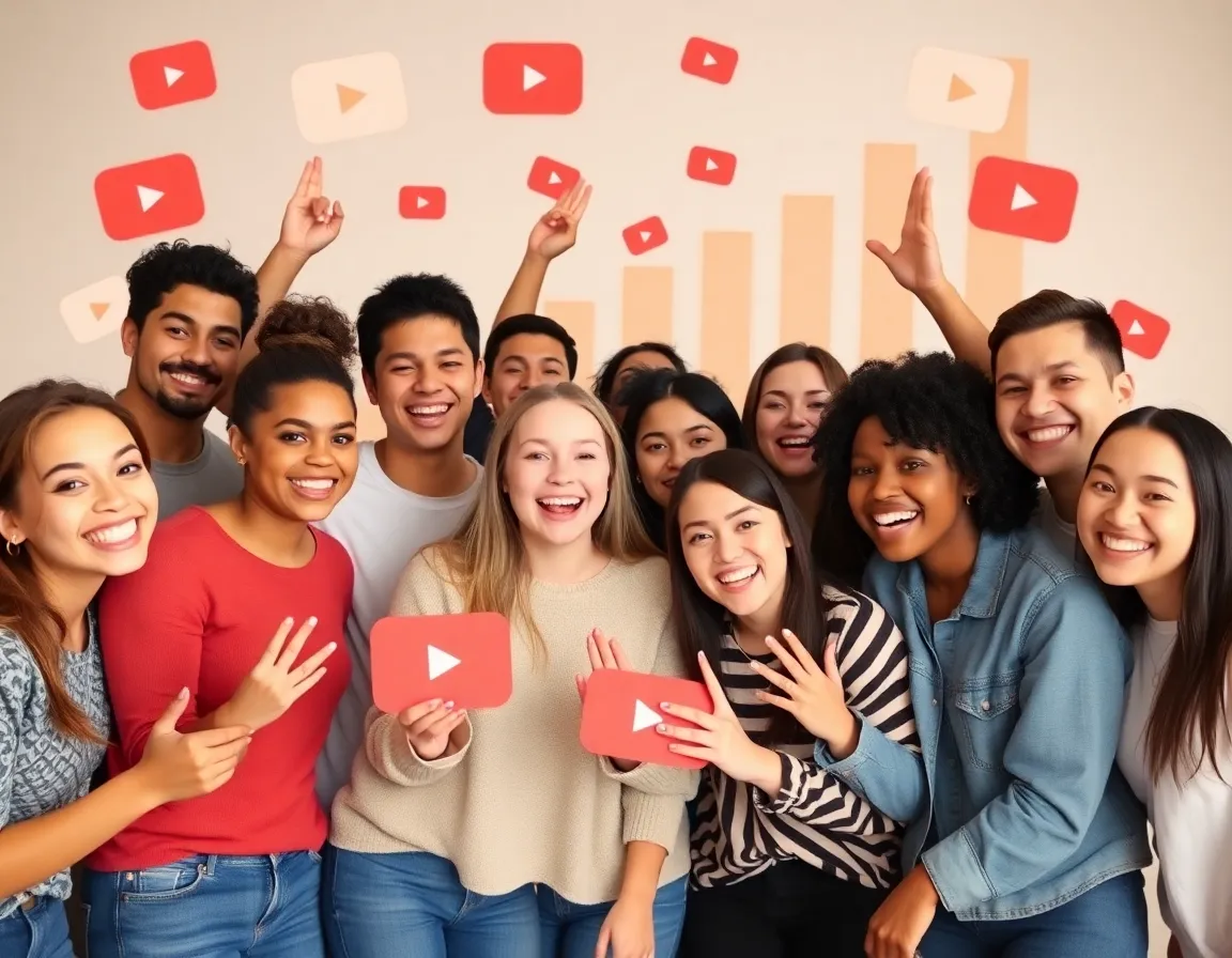 YouTube creators community growing together