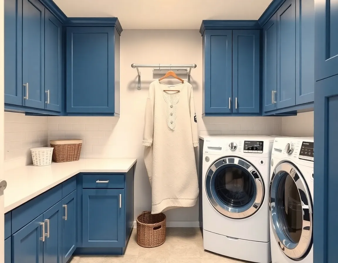 Custom laundry room after