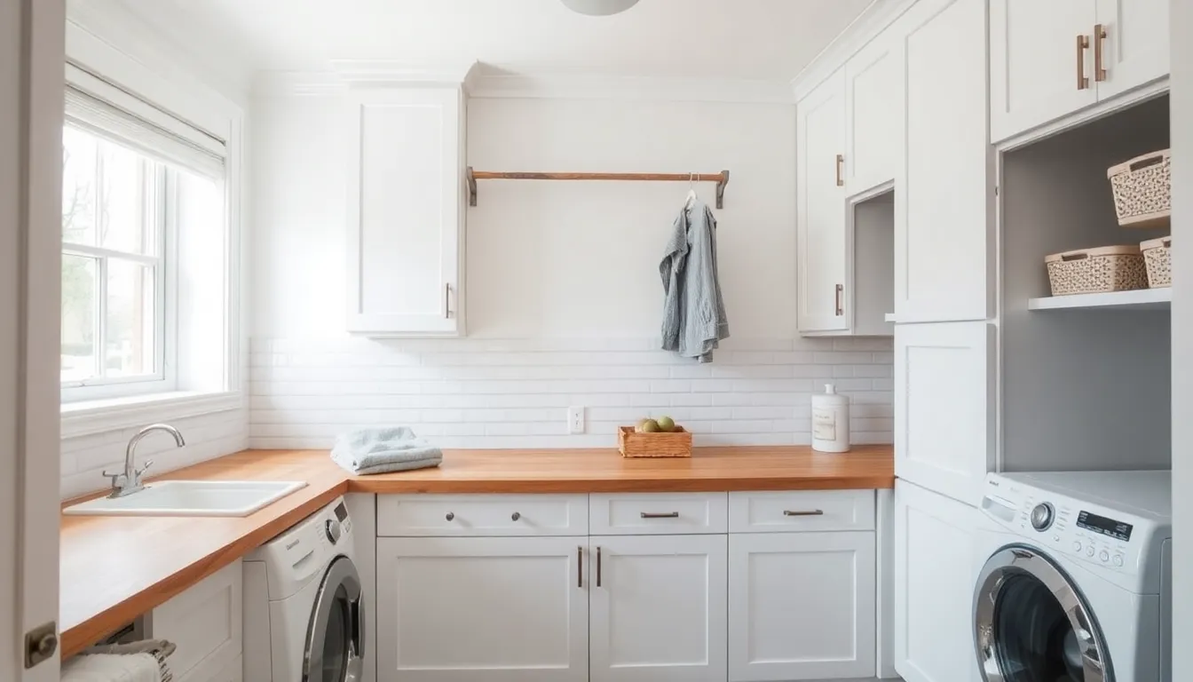 Custom laundry room design