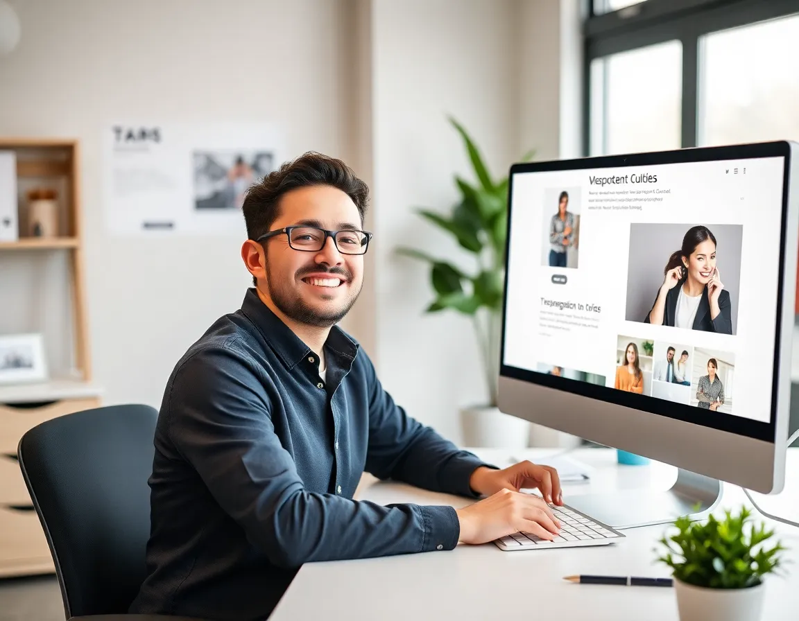 Small business success with a professional website