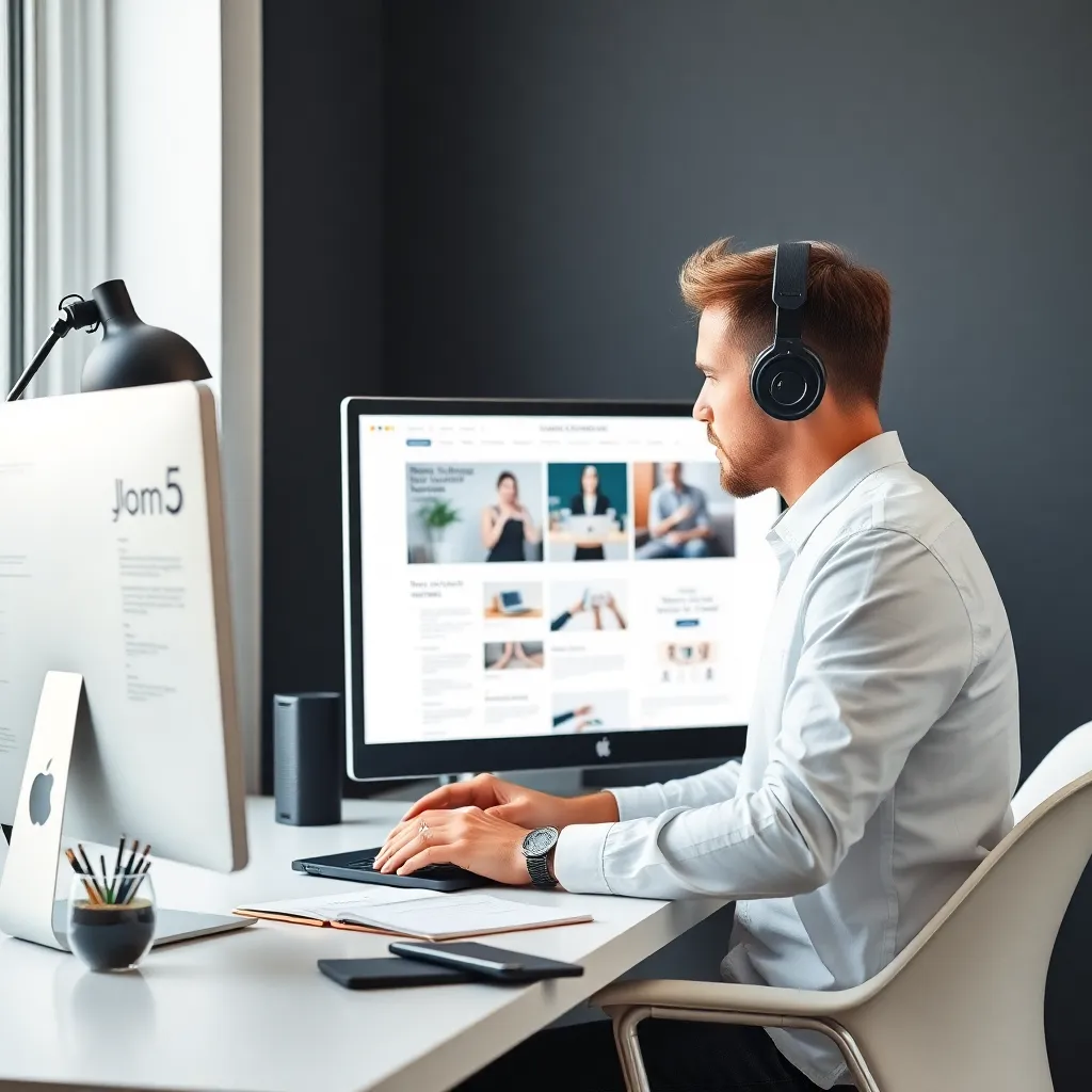 Website design and development