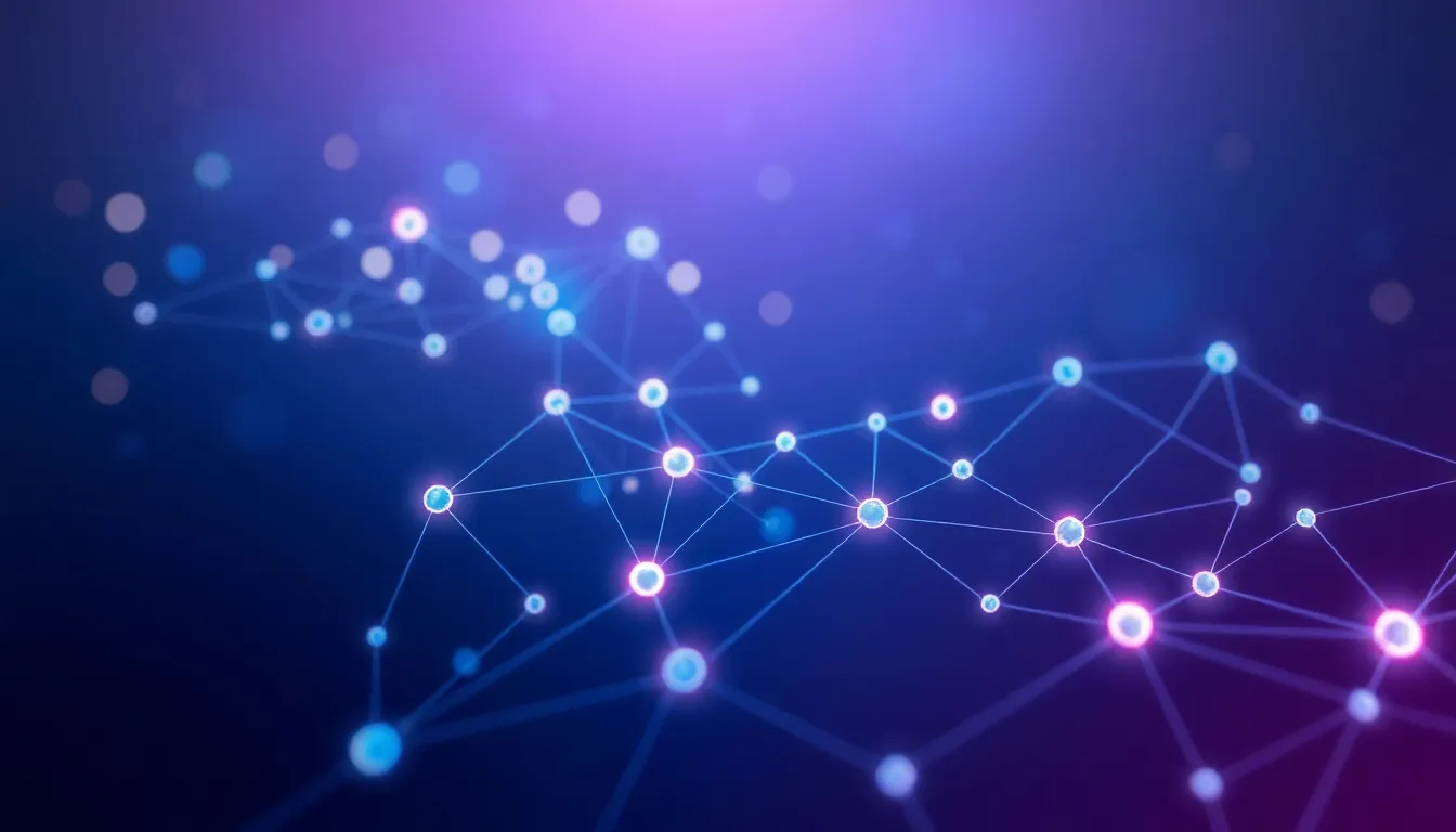 NexChain blockchain network background