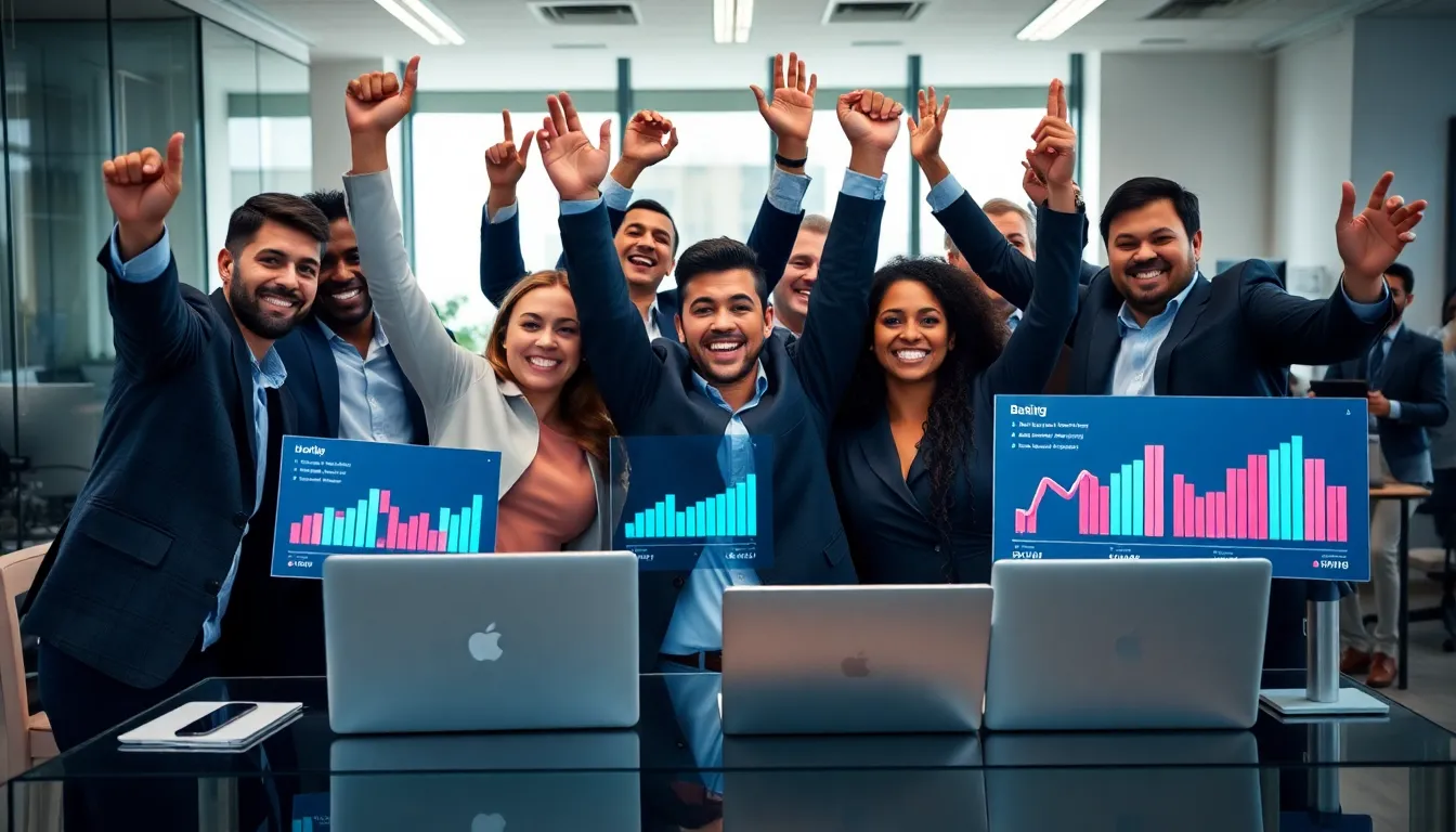 Nukta Digital team celebrating client success