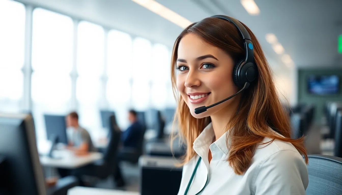 Professional airline support team ready to help