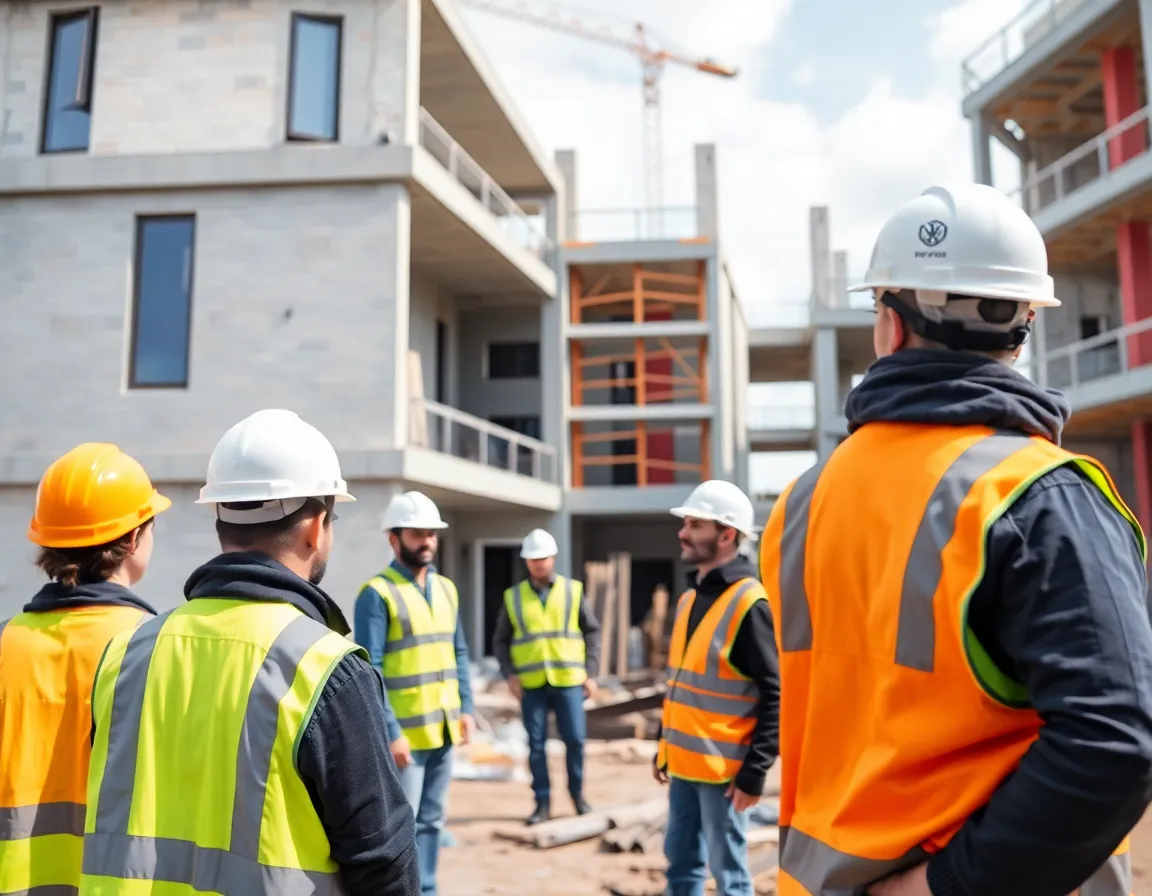 Goverdhan Construction team at work