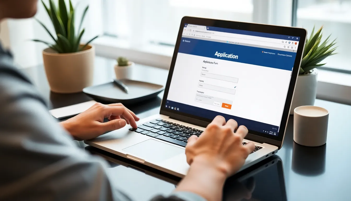 Submit application details