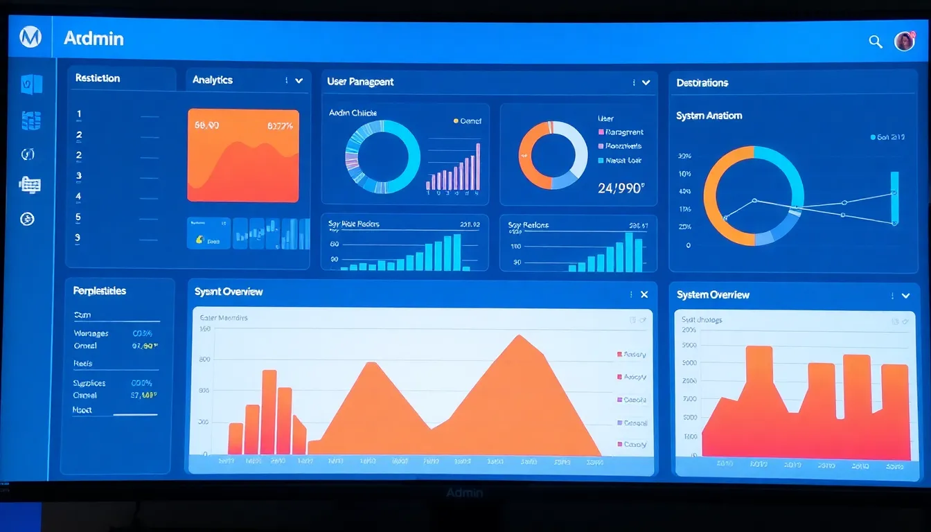 Admin dashboard