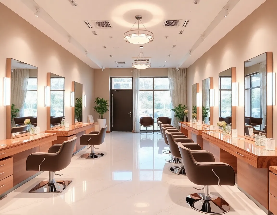 Luxury salon interior