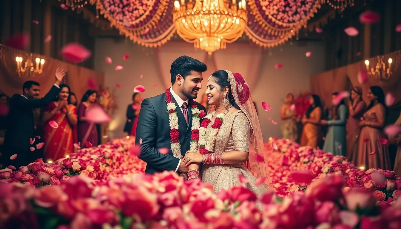 Beautiful wedding celebration