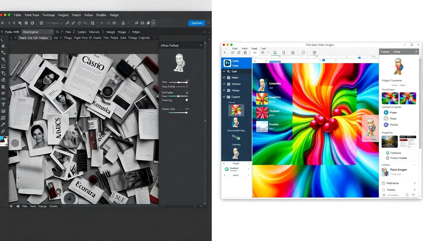 Before and after comparison of editing workflow