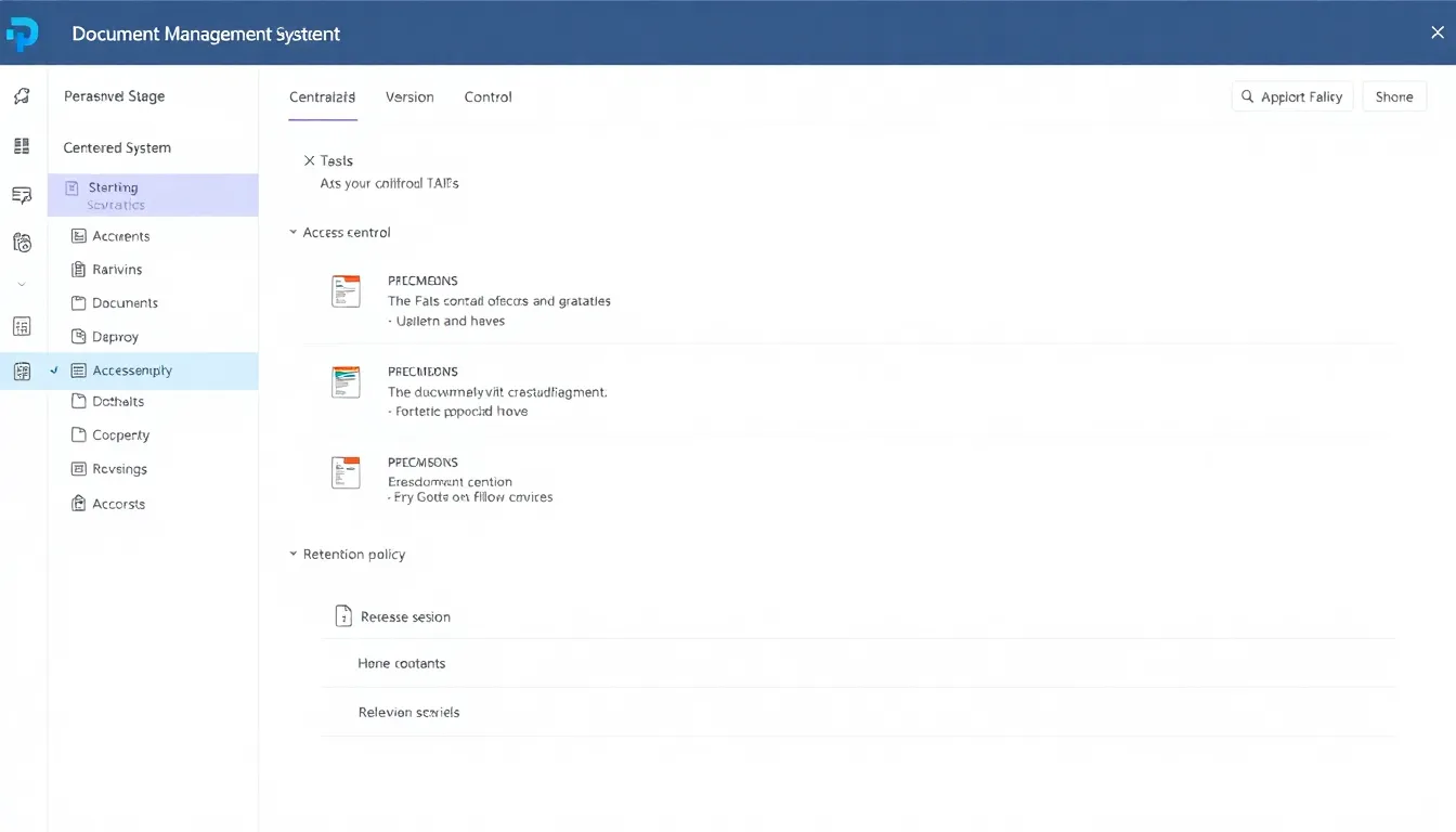 Document management system with DPDP compliance