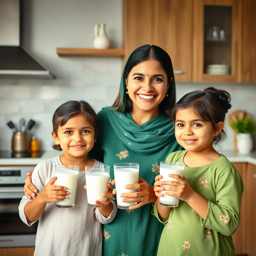 Satisfied customer family