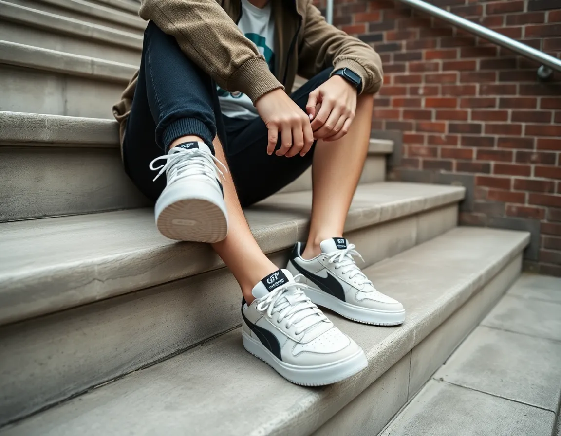 Winner wearing new kicks