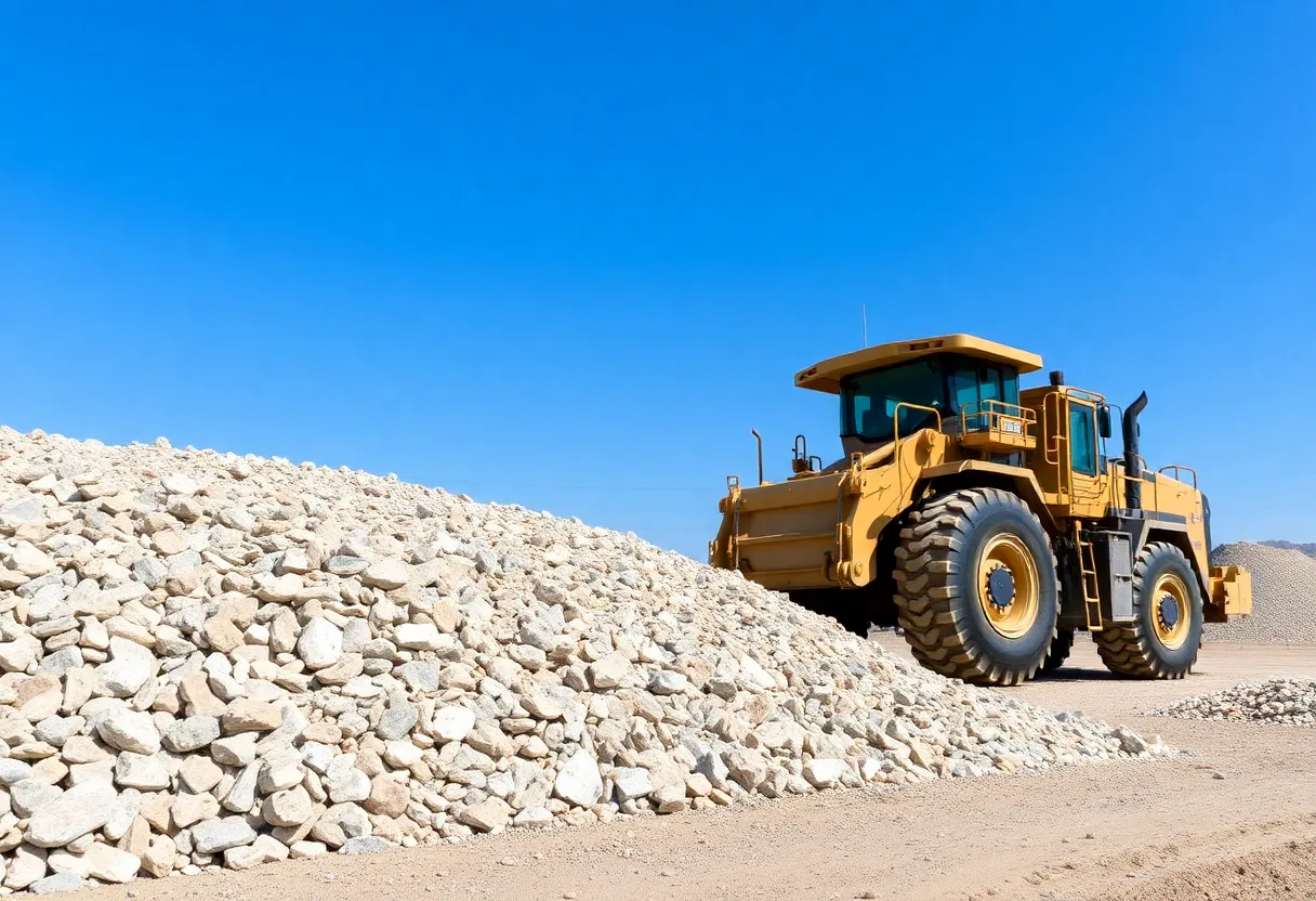 Premium stone chips for construction