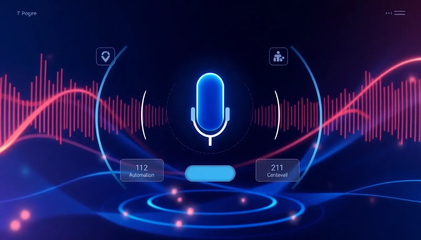 AI automation interface showing voice agent workflows