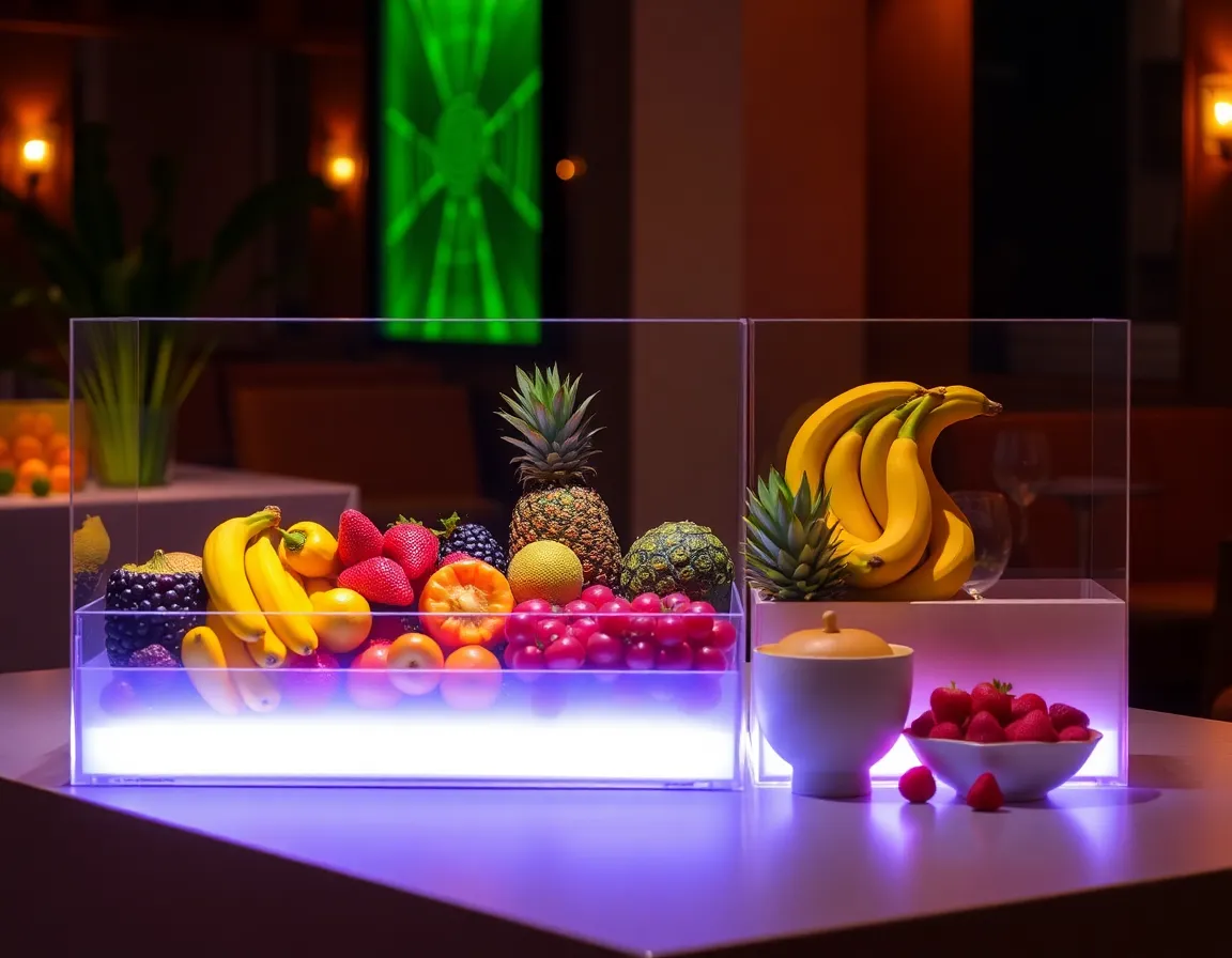 Caja de fruta fresca para oficina mediana
