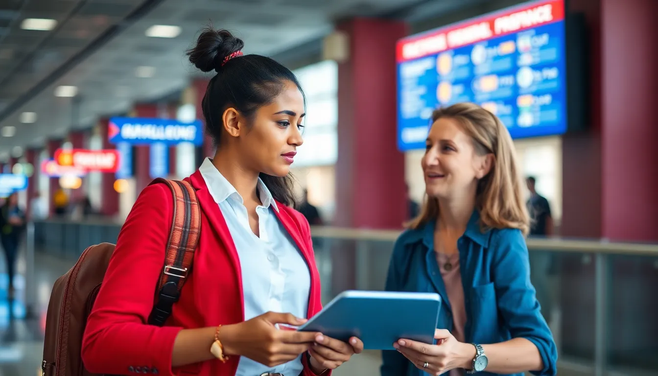 Missed flight assistance