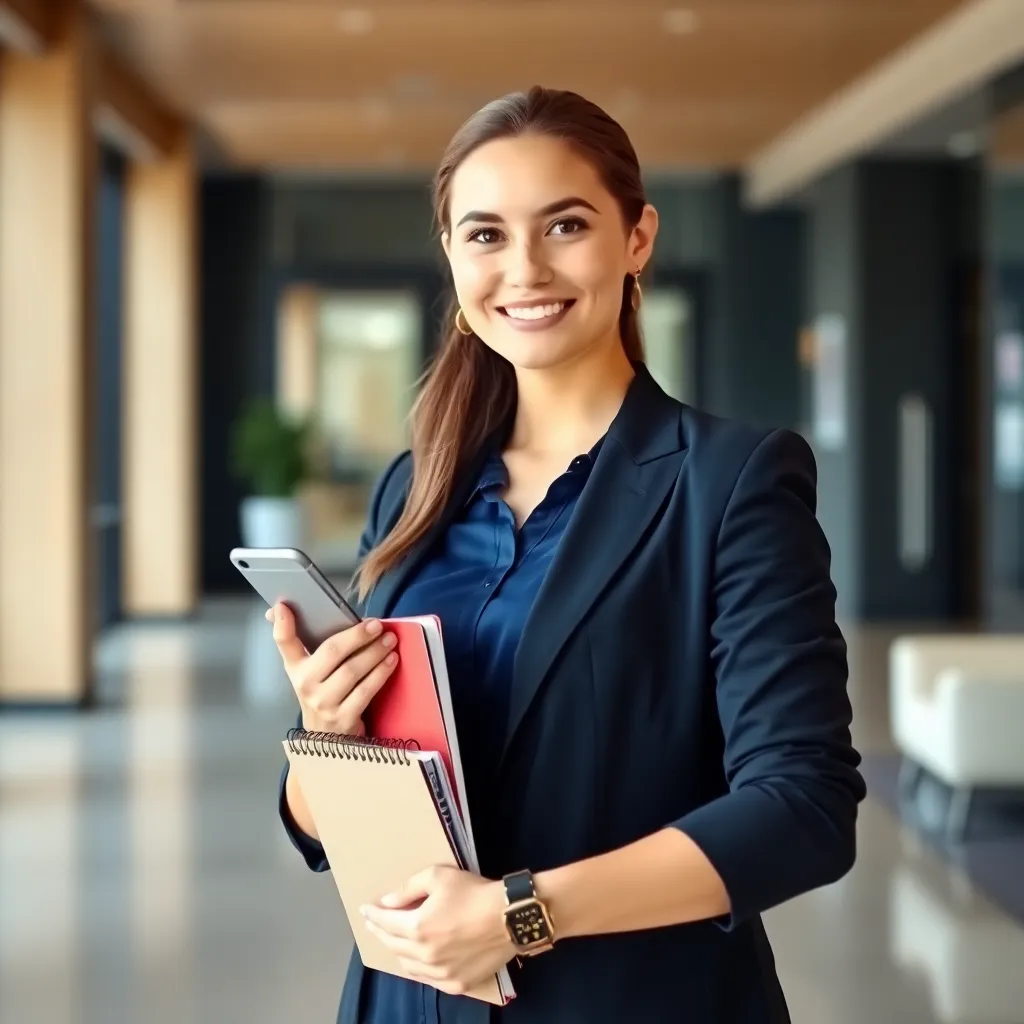 Professional job seeker portrait