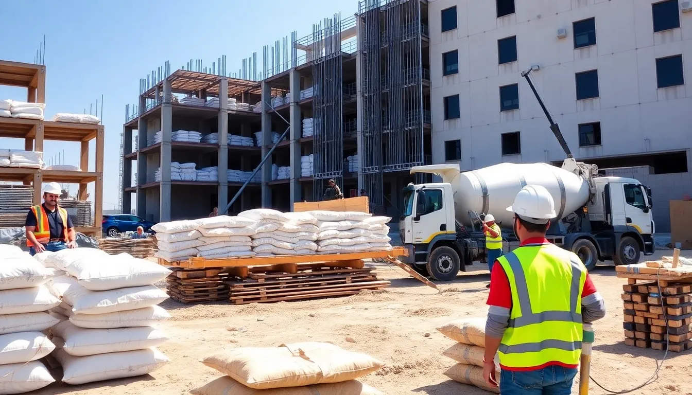 Construction materials delivery