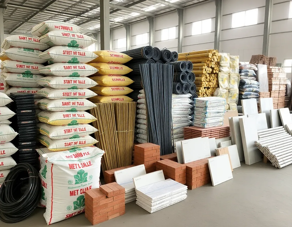 Complete range of construction materials