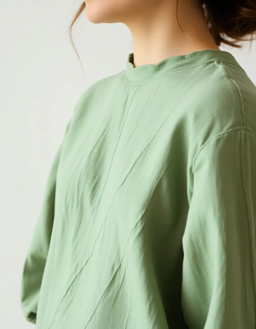 Sage Linen Blouse
