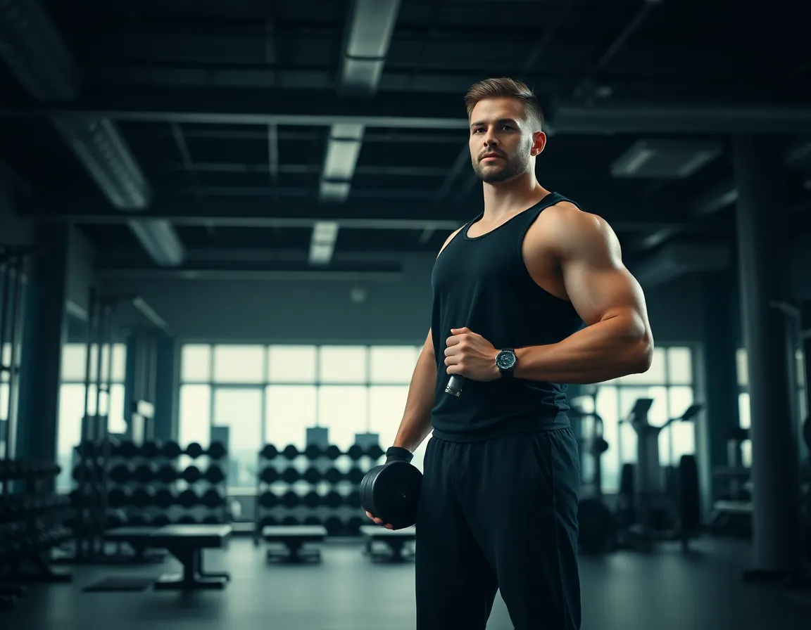 Personal trainer in a premium gym setting