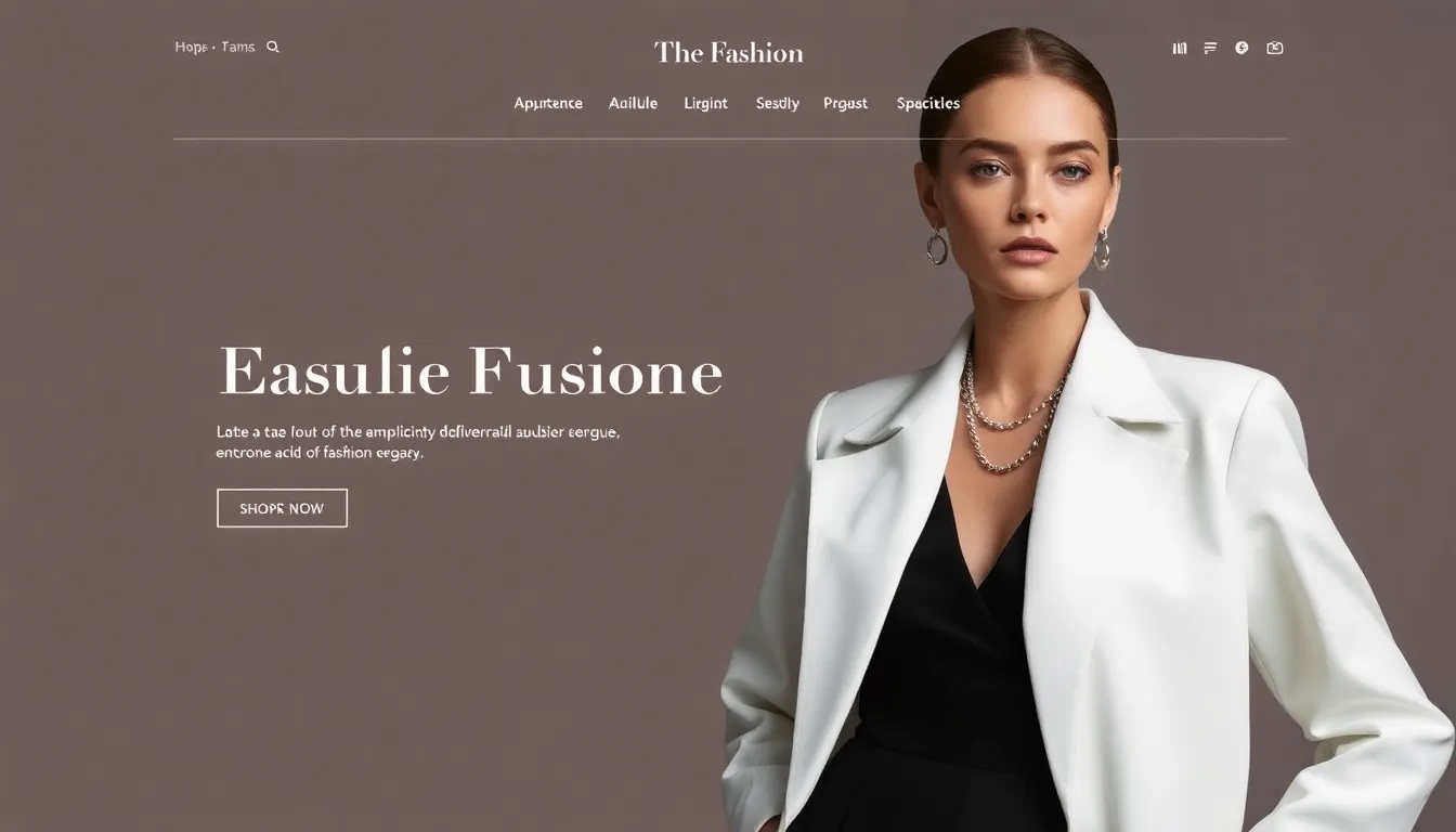Luxury fashion e-commerce project
