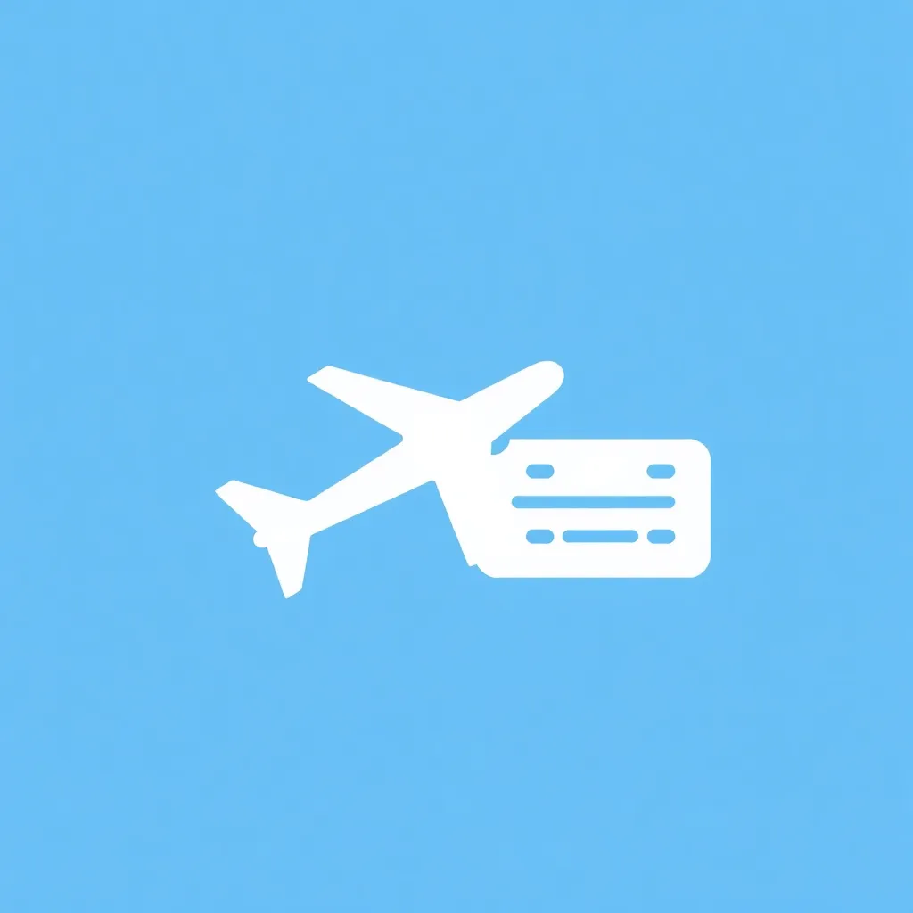 Flight reservations icon