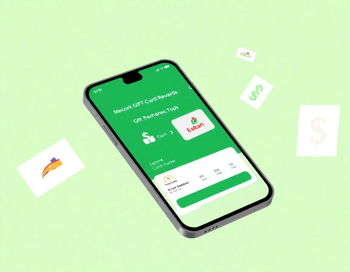 CashApp gift cards on mobile device