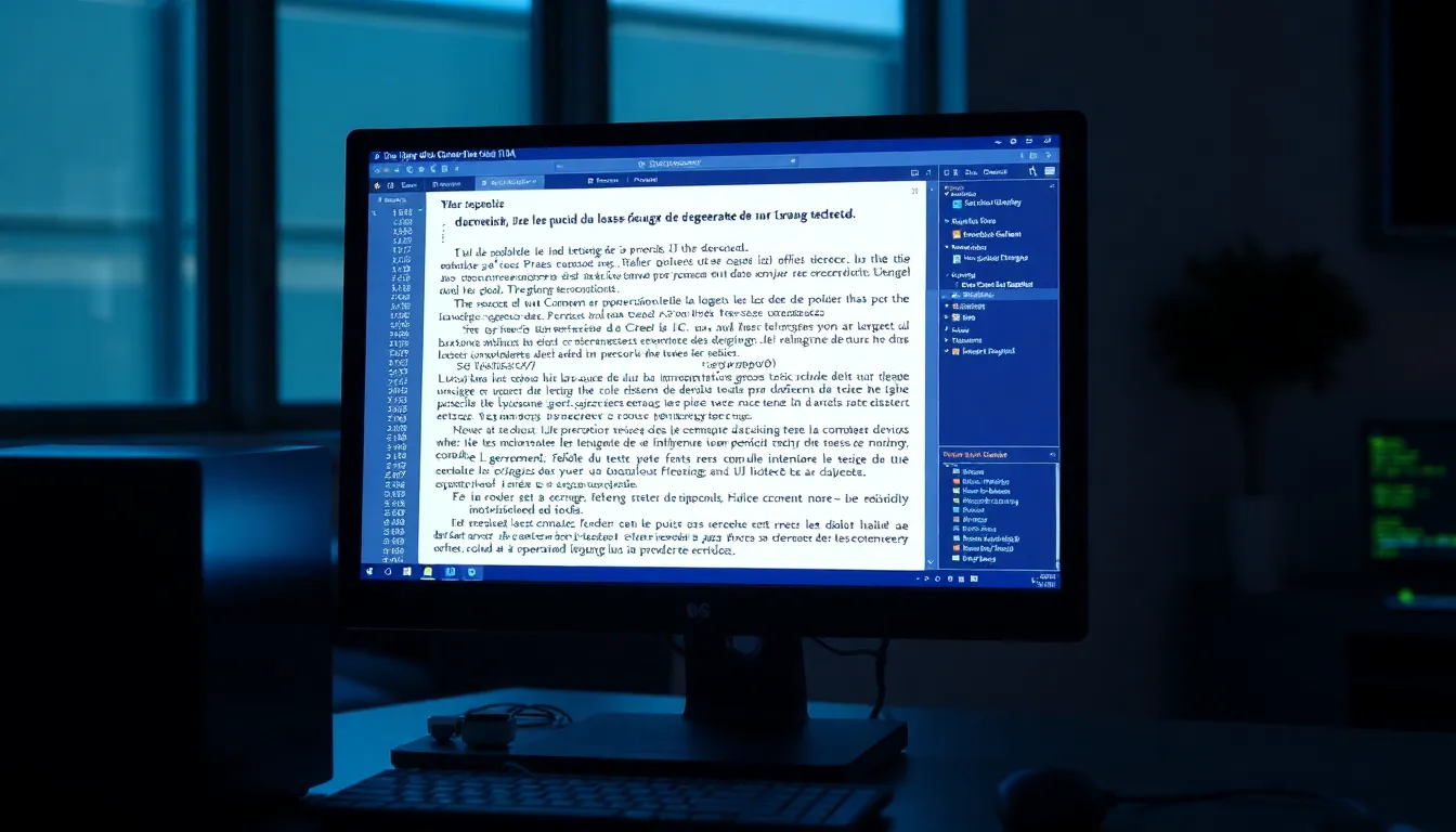 Outil IA génération de texte