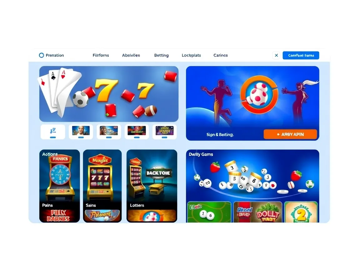 Lapak303 Gaming Platform Interface