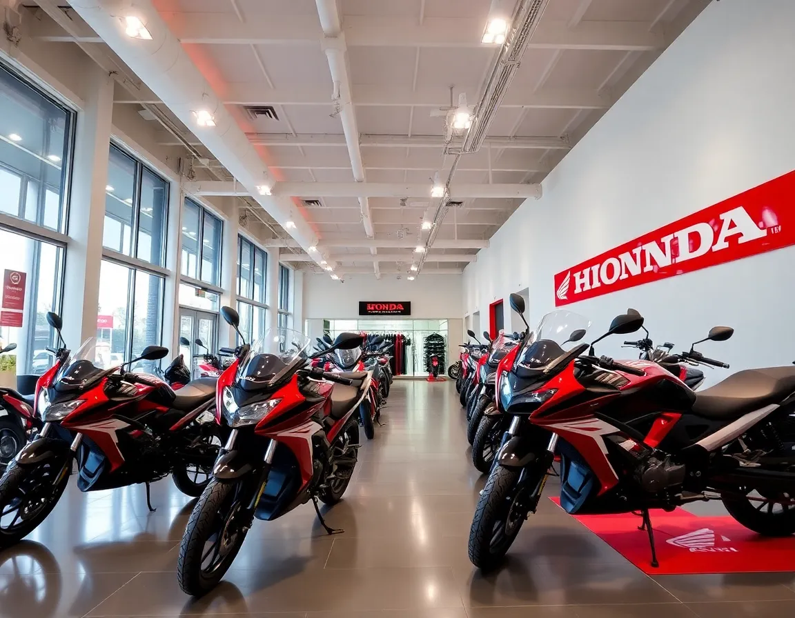 Showroom Honda TBAY hiện đại