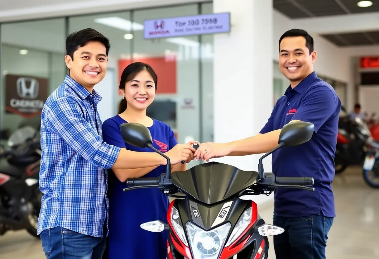 Giao xe Honda TBAY