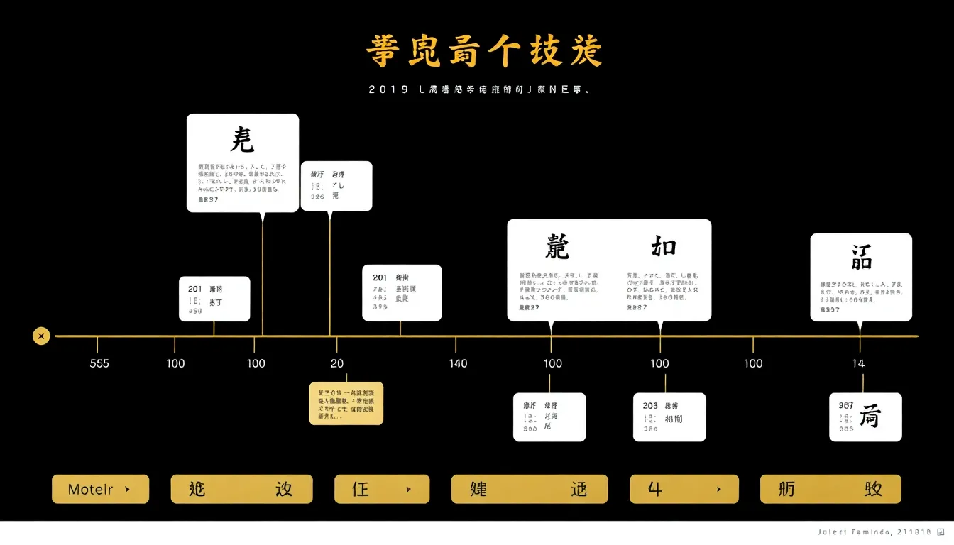 Japanese learning journey timeline