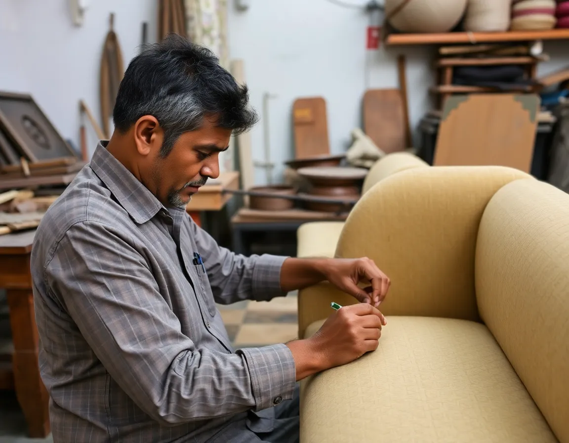 Expert craftsmanship at work