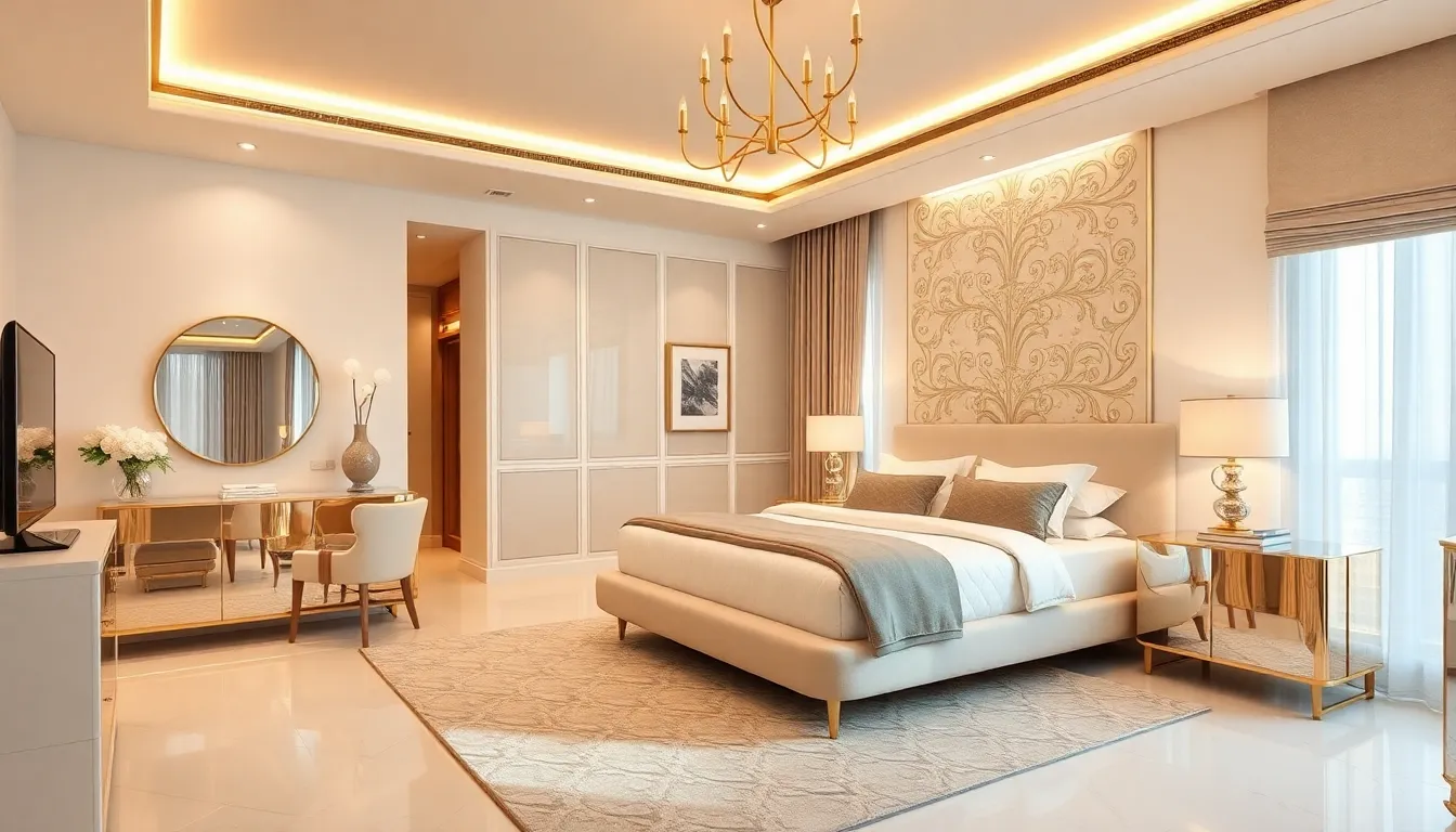 Modern home interior with premium furnishing