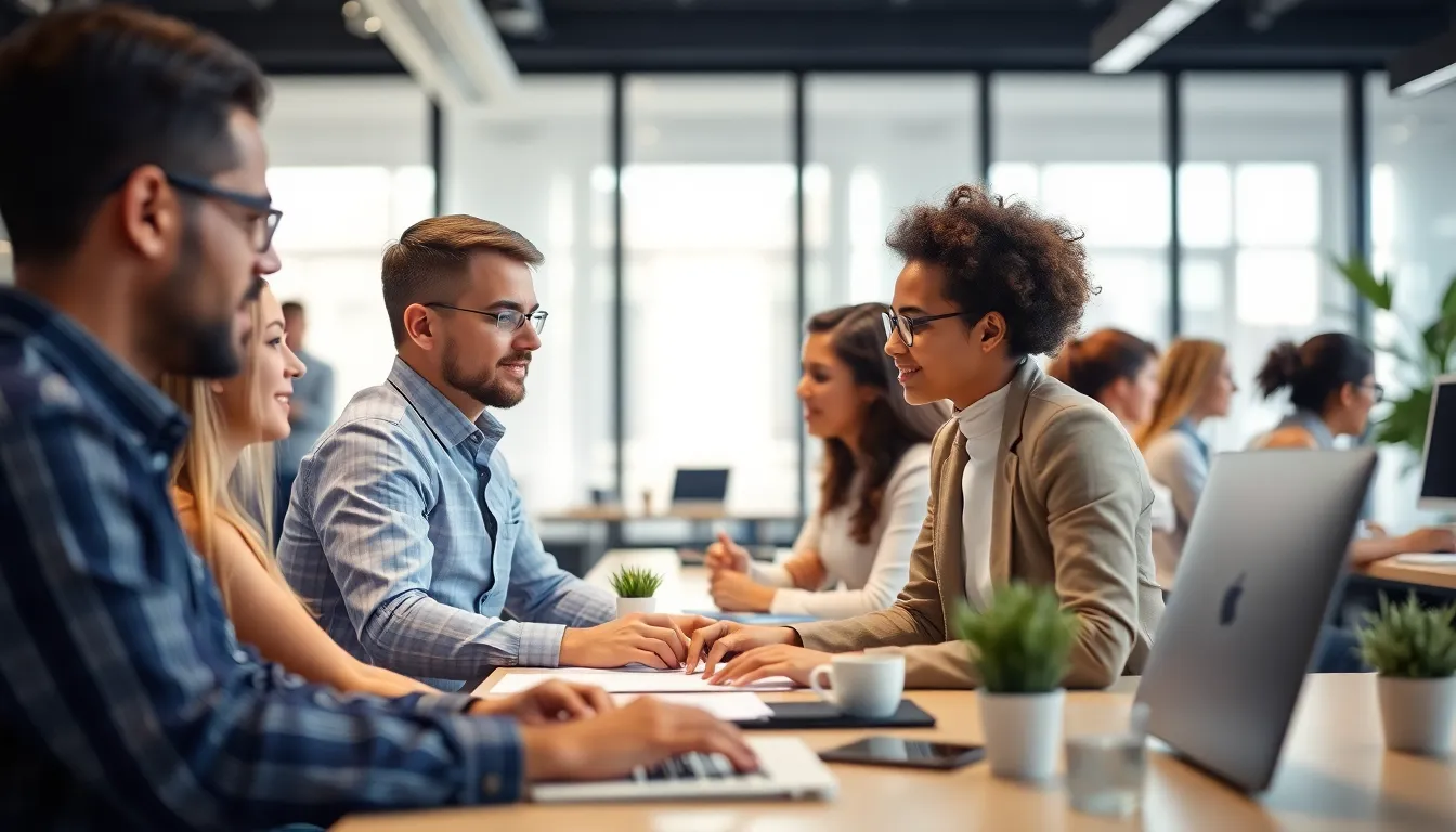 Professional workplace background