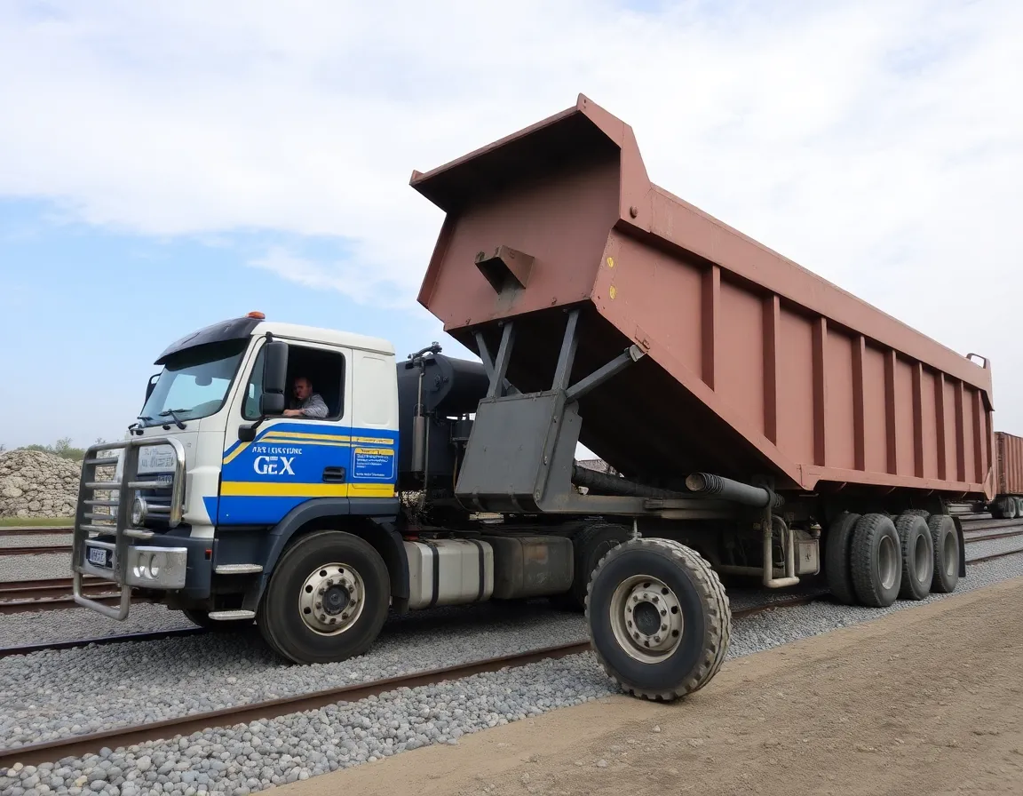 Railway ballast transportation fleet