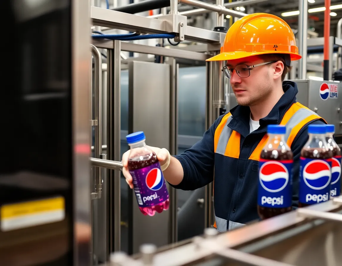 Pepsi factory worker