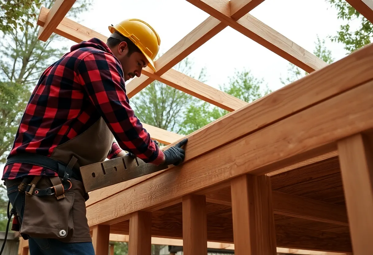 Deck construction service