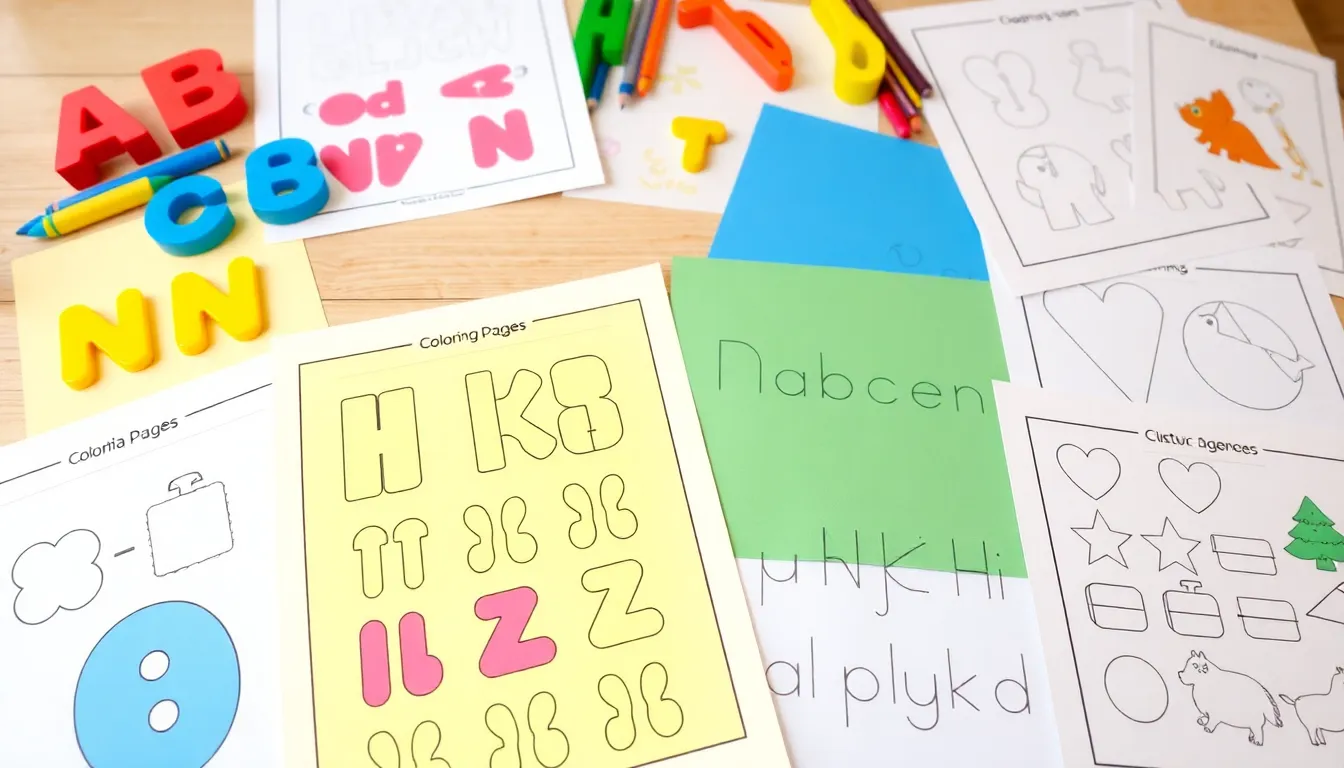 Educational worksheets and activities for preschool learning