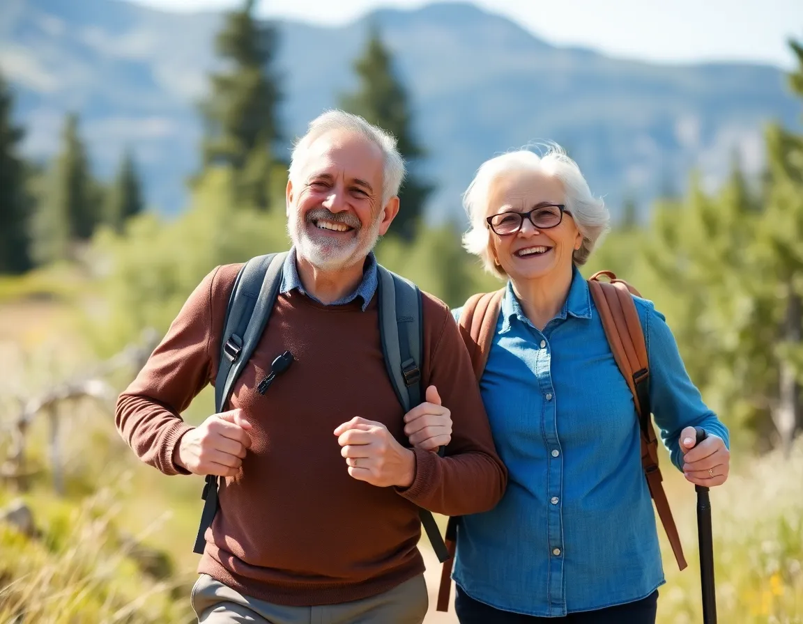 Active seniors enjoying life