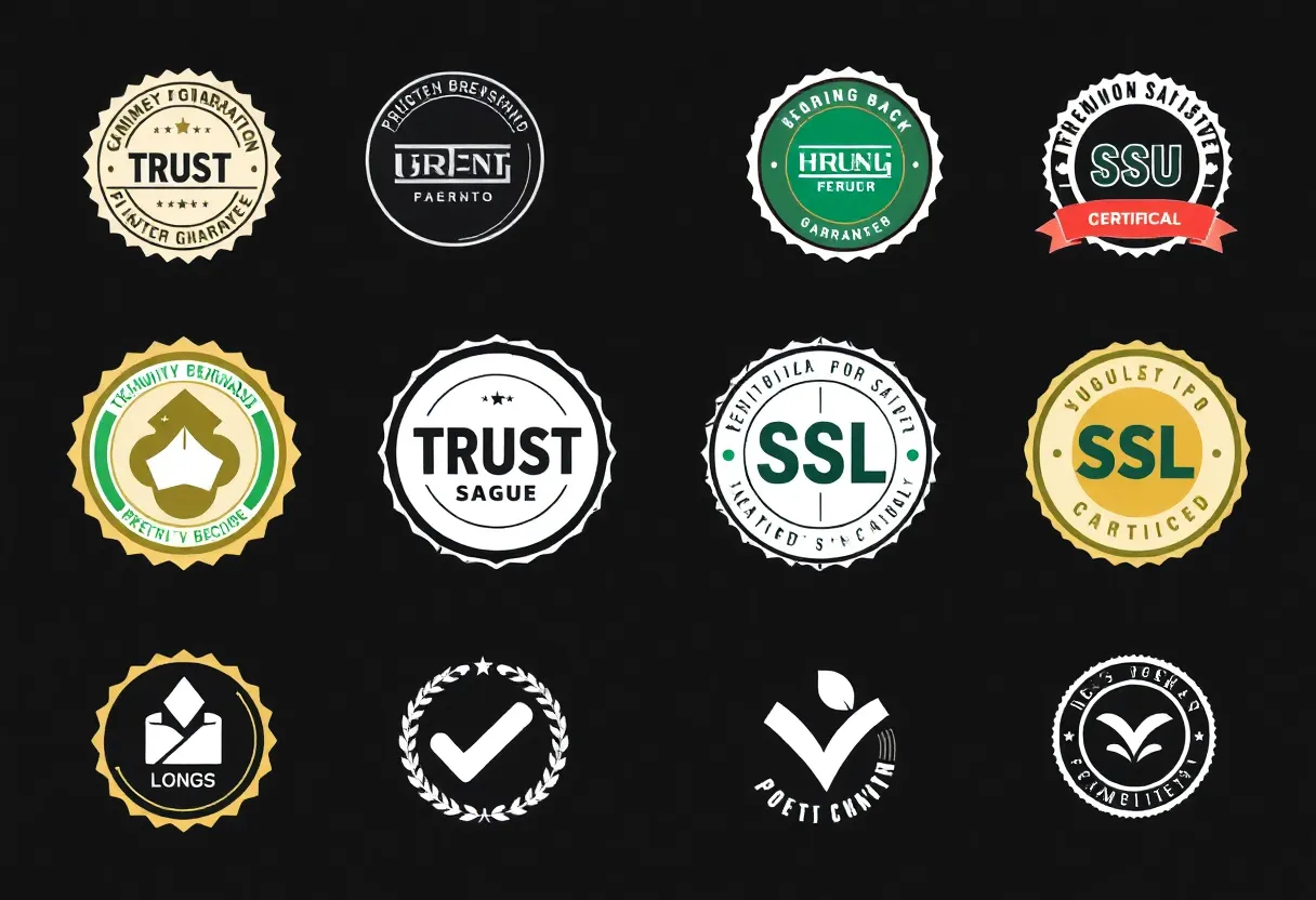 Security and guarantee badges